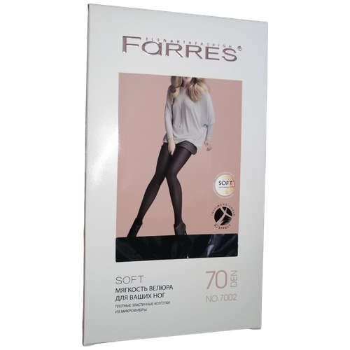 фото Колготки farres soft, 70 den, размер 4, черный