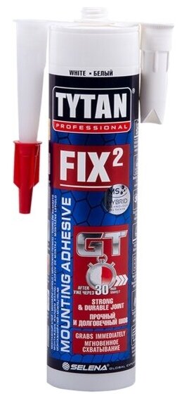 Клей монтажный Tytan Professional Fix? GT, 290 мл, белый