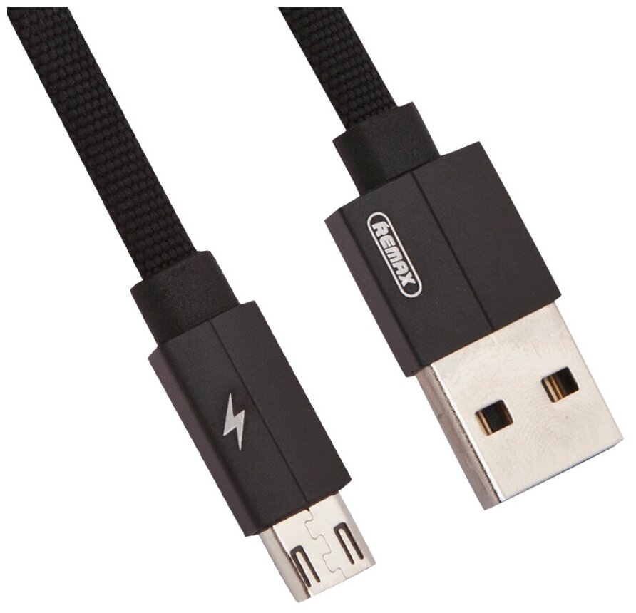 Кабель USB REMAX RC-094m Kerolla, USB - MicroUSB, 2.4А, 1 м, черный