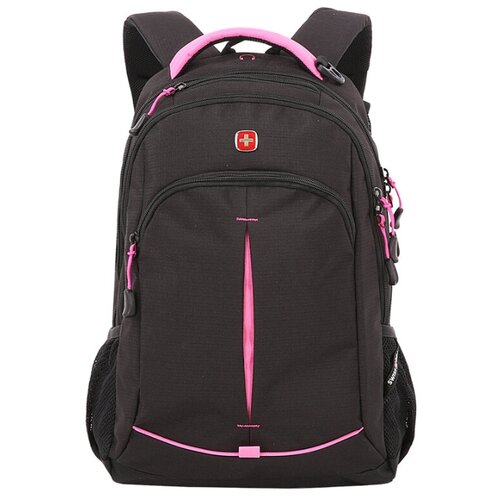 фото Рюкзак swissgear черный/фуксия 22 л