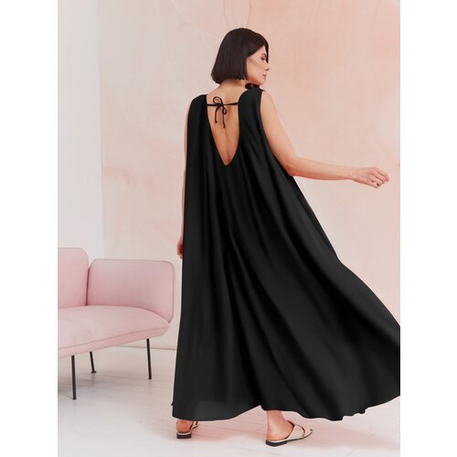 Сарафан YolKa_Dress, размер ЕДИНЫЙ, черный сарафан yolka dress размер единый черный