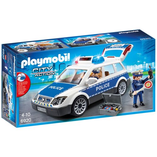 Конструктор Playmobil City Action 6920 Патрульная машина, 35 дет. конструктор playmobil city action 9360 тактическое подразделение грузовик