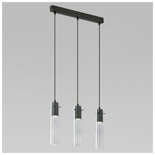 Люстра TK Lighting 855 Look Graphite, GU10, 180 Вт, кол-во ламп: 3 шт., цвет: черный