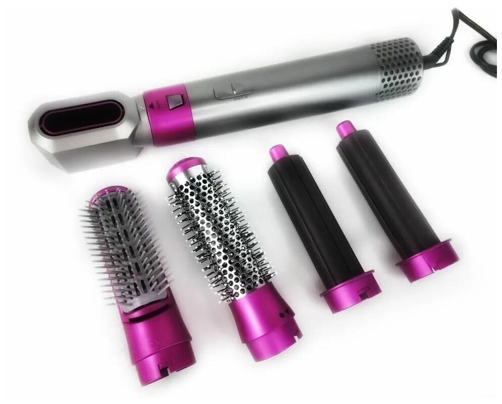 Стайлер Bienistar Airwrap 5в1 для разных типов волос, мультистайлер выпрямитель брашинг для создания локонов и волн - фотография № 2