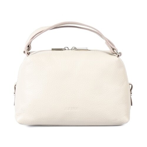 фото Сумка кросс-боди afina, натуральная кожа, сахара