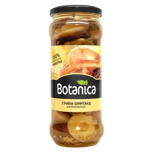 Грибы маринованные Botanica шиитаке, 580 мл