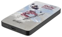 Аккумулятор Sensocase Power Bank SC-10K Snowboard boy, 10000 mAh серый