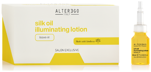 Alter Ego Silk Oil Шелковый лосьон для блеска, 120 г, 10 мл, 12 шт., ампулы