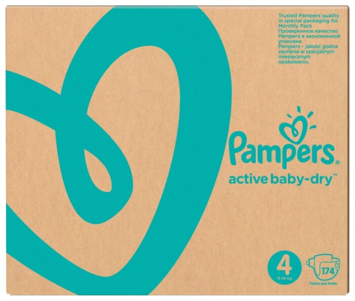 pampers active baby 4 174