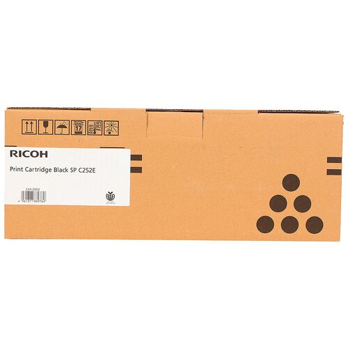 Картридж Ricoh SP C252E Black, 4500 стр, черный картридж sf type sp c252 комплект совместимые spc252he увеличенной емкости 407716 407717 407718 407719 для ricoh aficio sp c252 c262