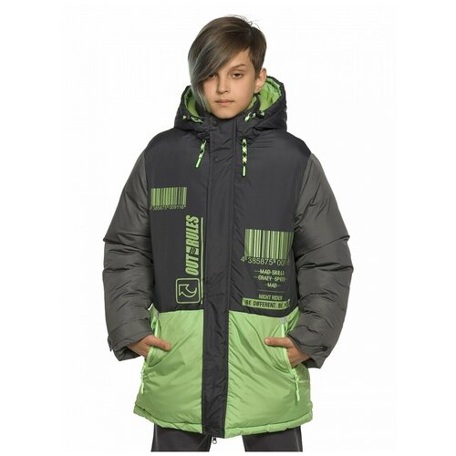 фото Куртка pelican, размер 7, серый