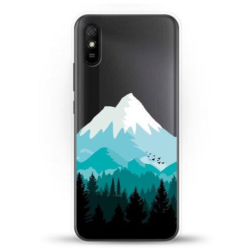 фото Силиконовый чехол снежные горы на xiaomi redmi 9a andy & paul