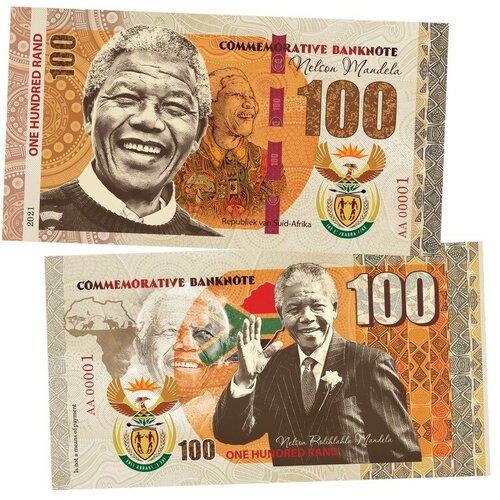 100 dollars Nelson Mandela (South Africa) — Нельсон Мандела (ЮАР)​. UNC krensky stephen nelson mandela