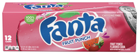 Газированный напиток Fanta Fruit Punch, США, 0.355 л