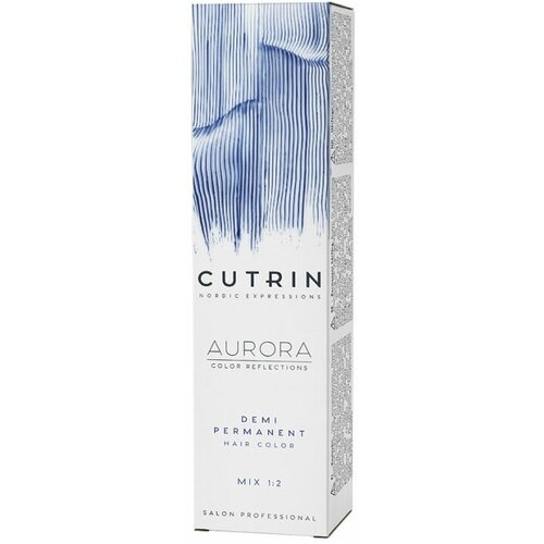 Cutrin AURORA Demi Безаммиачный краситель для волос, 4.0 коричневый, 60 мл cutrin aurora demi безаммиачный краситель для волос 6 56 бессонная ночь 60 мл