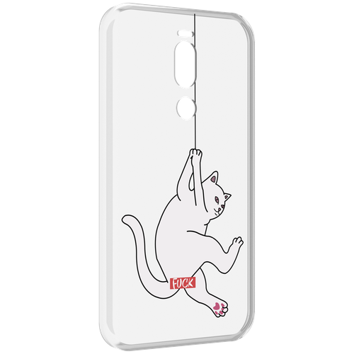 Чехол MyPads котяра-на-веревке для Meizu X8 задняя-панель-накладка-бампер чехол mypads котяра на веревке для umidigi power 5 задняя панель накладка бампер