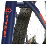 Шоссейный гибрид KONA Big Dew (2018) matt navy blue/red decals 48 см (требует финальной сборки)