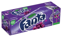 Газированный напиток Fanta Grape, США, 0.355 л