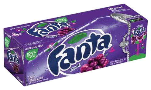 Газированный напиток Fanta Grape со вкусом винограда (США), 355 мл (12 шт) - фотография № 2