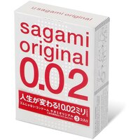 Презервативы полиуретановые Sagami Original 002 - 3шт.