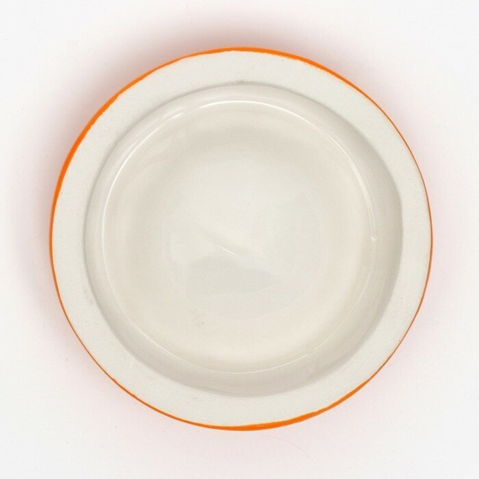 Миска керамическая для грызунов "Апельсинка", 30 мл, 7,7 х 2,3 см - фотография № 4