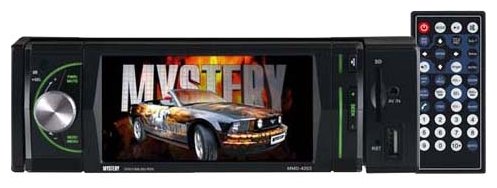 Мультимедийный центр MYSTERY MMD-4203 1DIN, USB, DVD, экран 4 дюйма