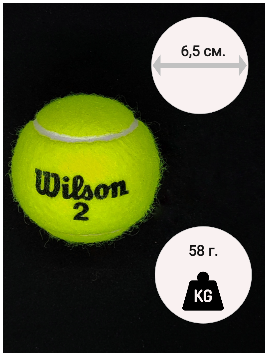 Набор мячей для большого тенниса Wilson ROLAND GARROS ALL CT, 3 шт, Мультицвет - фото №10