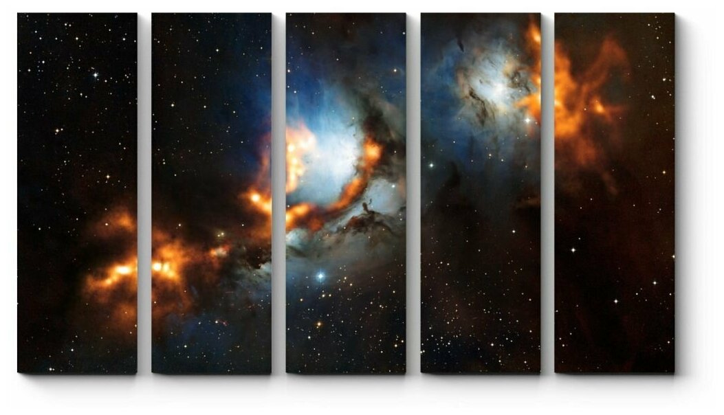 Модульная картина Туманность Ориона 130x78