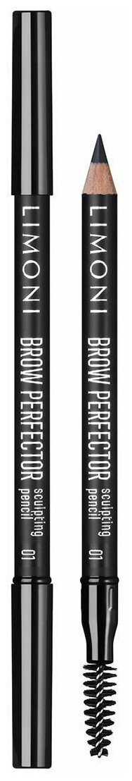 Карандаш для бровей Brow perfector 01 черный