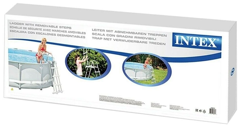 Лестница 91-107см Intex 28075 - фотография № 2