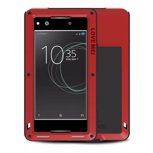 гибридный чехол love mei для samsung galaxy s20 красный Гибридный чехол LOVE MEI для Sony Xperia XA1 Ultra (красный)