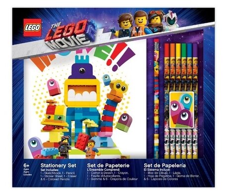 Набор канцелярских принадлежностей LEGO Movie2 Duplo 10 предметов 52305