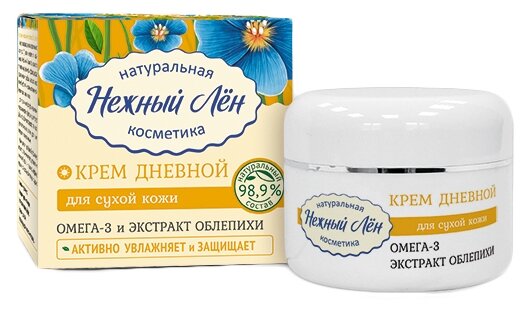 Купить Нежный Лён Крем для лица для сухой кожи Дневной, 50 мл по низкой цене с доставкой из Яндекс.Маркета