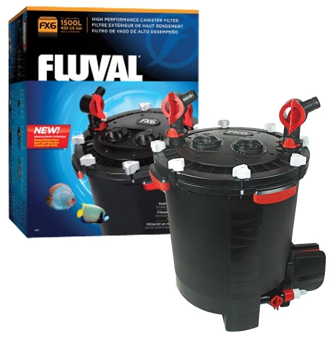 Hagen Фильтр внешний FLUVAL FX6, 2130 л/ч /аквариумы до 1500 л/ - фото №3