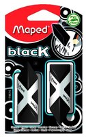 Maped Набор ластиков Black Pyramide 2 шт. черный/белый