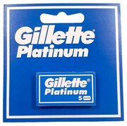 Gillette Сменные лезвия для безопасных бритв Platinum 5шт