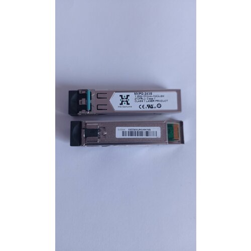 Трансивер MXPD-243S (SFP 1.25G 1310nm 10km LC SM) sfp 1 25g 1310nm 10km esfp 1 25g 1310nm 10km sm esfp gigabit single mode dual fiber module