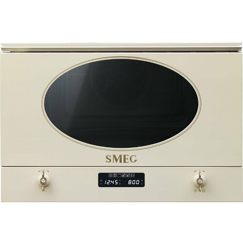 Микроволновая печь встраиваемая Smeg MP822PO, кремовый