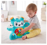 Интерактивная развивающая игрушка Fisher-Price Смейся и учись. Роккит и Спарки (FXD10) синий