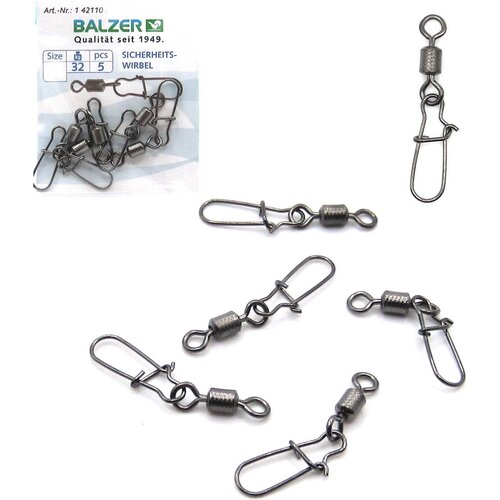 Вертлюг с застежкой Balzer Safety №12 16кг (5шт)