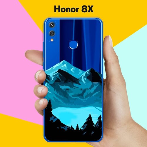 Силиконовый чехол Горы и озеро на Honor 8X силиконовый чехол горы и озеро на honor 9s