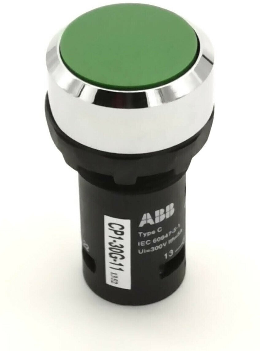 Нажимная кнопка (кнопочный выключатель/переключатель) в сборе ABB 1SFA619100R3072 - фотография № 2