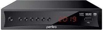 Приставка DVB-T2/C Perfeo "CONSUL" для цифр.TV, Wi-Fi, IPTV, HDMI, 2 USB, DolbyDigital, пульт ДУ
