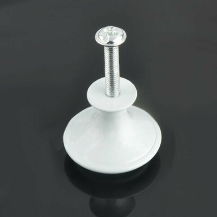 Ручка-кнопка Brante BR906 белый (комплект 8шт) нержавеющая сталь