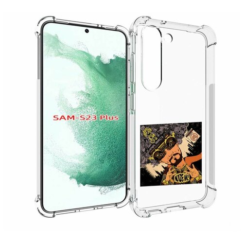 Чехол MyPads Неразбериха Noize MC для Samsung Galaxy S23 Plus + задняя-панель-накладка-бампер
