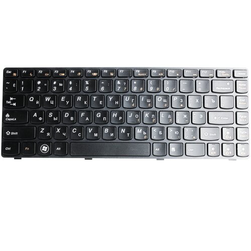 Клавиатура для ноутбука Lenovo Y480 p/n: 25203225, 25-203225, T2Y8-RU, PK130MZ3A05, 9Z. N6FSC.20R клавиатура для ноутбука lenovo 25 011020