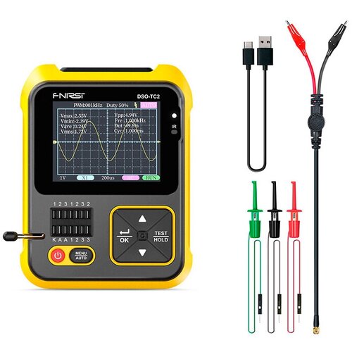 Осциллограф с транзисторным тестером FNIRSI DSO-TC2 2 в 1