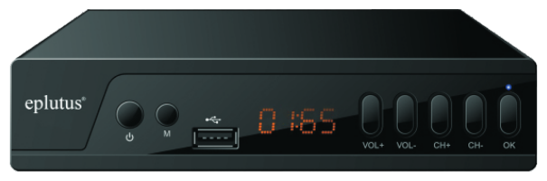 Цифровой HD TV-тюнер DVB-T2 Eplutus DVB-165T