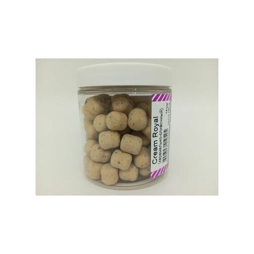 Бойлы RHINO BAITS Balanced Wafters Cream Royal (карамельно-сливочный), 8мм, 60грамм бойлы rhino baits balanced wafters corn кукуруза 8мм 60грамм