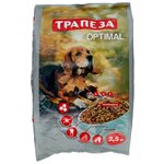 Корм для собак Трапеза (2.5 кг) 1 шт. Оптималь для взрослых собак, склонных к полноте - изображение